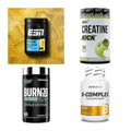 Wettkampfvorbereitung: ESN ISOCLEAR + MST Creatine + 2 weitere – alle enthaltenen Artikel