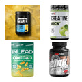 Wettkampfvorbereitung: ESN ISOCLEAR + MST Creatine + 2 weitere – alle enthaltenen Artikel