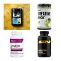 Wettkampfvorbereitung: ESN ISOCLEAR + MST Creatine + 2 weitere – alle enthaltenen Artikel