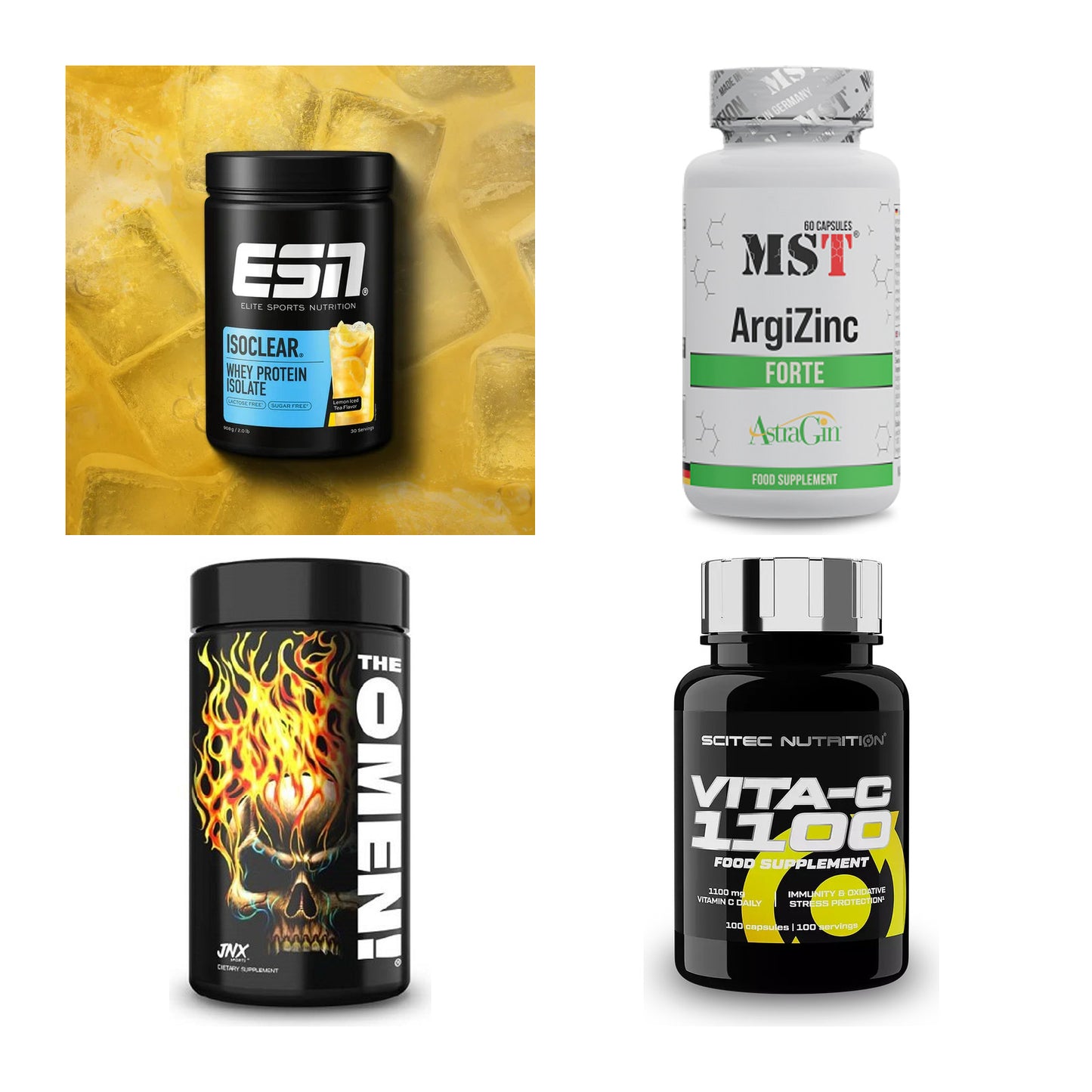 Wettkampfvorbereitung: ESN ISOCLEAR + MST ArgiZinc + 2 weitere – alle enthaltenen Artikel