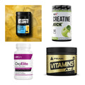 Wettkampfvorbereitung: ESN ISOCLEAR + MST Creatine + 2 weitere – alle enthaltenen Artikel