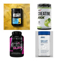 Wettkampfvorbereitung: ESN ISOCLEAR + MST Creatine + 2 weitere – alle enthaltenen Artikel