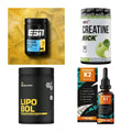 Wettkampfvorbereitung: ESN ISOCLEAR + MST Creatine + 2 weitere – alle enthaltenen Artikel