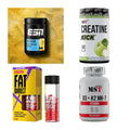 Wettkampfvorbereitung: ESN ISOCLEAR + MST Creatine + 2 weitere – alle enthaltenen Artikel