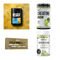 Wettkampfvorbereitung: ESN ISOCLEAR + MST Creatine + 2 weitere – alle enthaltenen Artikel