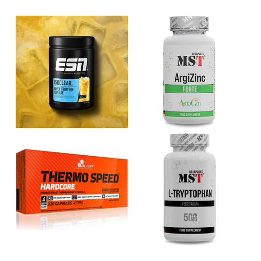 Wettkampfvorbereitung: ESN ISOCLEAR + MST ArgiZinc + 2 weitere – alle enthaltenen Artikel