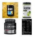 Wettkampfvorbereitung: ESN ISOCLEAR + MST Creatine + 2 weitere – alle enthaltenen Artikel
