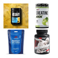 Wettkampfvorbereitung: ESN ISOCLEAR + MST Creatine + 2 weitere – alle enthaltenen Artikel