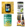 Wettkampfvorbereitung: ESN ISOCLEAR + MST Creatine + 2 weitere – alle enthaltenen Artikel