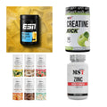 Wettkampfvorbereitung: ESN ISOCLEAR + MST Creatine + 2 weitere – alle enthaltenen Artikel