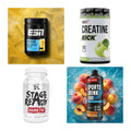 Wettkampfvorbereitung: ESN ISOCLEAR + MST Creatine + 2 weitere – alle enthaltenen Artikel