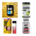 Wettkampfvorbereitung: ESN ISOCLEAR + MST Creatine + 2 weitere – alle enthaltenen Artikel