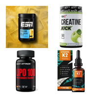 Wettkampfvorbereitung: ESN ISOCLEAR + MST Creatine + 2 weitere