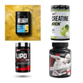 Wettkampfvorbereitung: ESN ISOCLEAR + MST Creatine + 2 weitere – alle enthaltenen Artikel