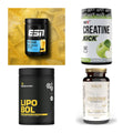 Wettkampfvorbereitung: ESN ISOCLEAR + MST Creatine + 2 weitere – alle enthaltenen Artikel