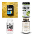 Wettkampfvorbereitung: ESN ISOCLEAR + MST Creatine + 2 weitere – alle enthaltenen Artikel