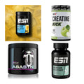 Wettkampfvorbereitung: ESN ISOCLEAR + MST Creatine + 2 weitere – alle enthaltenen Artikel