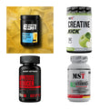 Wettkampfvorbereitung: ESN ISOCLEAR + MST Creatine + 2 weitere – alle enthaltenen Artikel