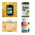 Wettkampfvorbereitung: ESN ISOCLEAR + MST Creatine + 2 weitere – alle enthaltenen Artikel