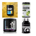 Wettkampfvorbereitung: ESN ISOCLEAR + MST Creatine + 2 weitere – alle enthaltenen Artikel