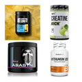 Wettkampfvorbereitung: ESN ISOCLEAR + MST Creatine + 2 weitere – alle enthaltenen Artikel