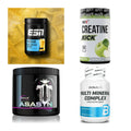 Wettkampfvorbereitung: ESN ISOCLEAR + MST Creatine + 2 weitere – alle enthaltenen Artikel