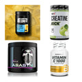 Wettkampfvorbereitung: ESN ISOCLEAR + MST Creatine + 2 weitere – alle enthaltenen Artikel
