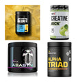 Wettkampfvorbereitung: ESN ISOCLEAR + MST Creatine + 2 weitere – alle enthaltenen Artikel