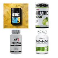 Wettkampfvorbereitung: ESN ISOCLEAR + MST Creatine + 2 weitere