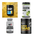 Wettkampfvorbereitung: ESN ISOCLEAR + MST Creatine + 2 weitere – alle enthaltenen Artikel