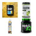 Wettkampfvorbereitung: ESN ISOCLEAR + MST Creatine + 2 weitere – alle enthaltenen Artikel