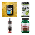 Wettkampfvorbereitung: ESN ISOCLEAR + MST Creatine + 2 weitere – alle enthaltenen Artikel
