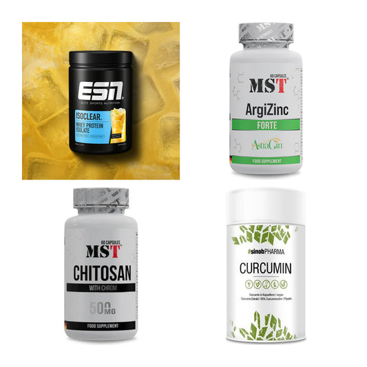 Wettkampfvorbereitung: ESN ISOCLEAR + MST ArgiZinc + 2 weitere – alle enthaltenen Artikel