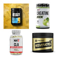 Wettkampfvorbereitung: ESN ISOCLEAR + MST Creatine + 2 weitere – alle enthaltenen Artikel
