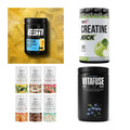Wettkampfvorbereitung: ESN ISOCLEAR + MST Creatine + 2 weitere – alle enthaltenen Artikel