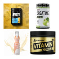 Wettkampfvorbereitung: ESN ISOCLEAR + MST Creatine + 2 weitere – alle enthaltenen Artikel