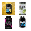 Wettkampfvorbereitung: ESN ISOCLEAR + MST Creatine + 2 weitere – alle enthaltenen Artikel