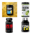 Wettkampfvorbereitung: ESN ISOCLEAR + MST Creatine + 2 weitere – alle enthaltenen Artikel