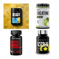 Wettkampfvorbereitung: ESN ISOCLEAR + MST Creatine + 2 weitere – alle enthaltenen Artikel