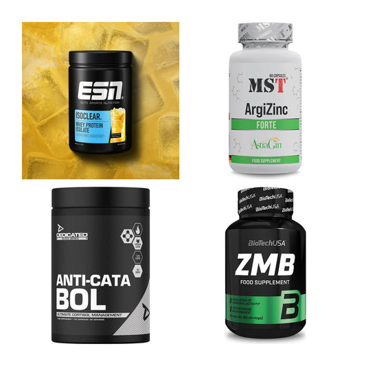 Wettkampfvorbereitung: ESN ISOCLEAR + MST ArgiZinc + 2 weitere – alle enthaltenen Artikel