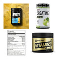 Wettkampfvorbereitung: ESN ISOCLEAR + MST Creatine + 2 weitere – alle enthaltenen Artikel