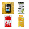 Wettkampfvorbereitung: ESN ISOCLEAR + MST Creatine + 2 weitere – alle enthaltenen Artikel