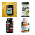 Wettkampfvorbereitung: ESN ISOCLEAR + MST Creatine + 2 weitere – alle enthaltenen Artikel