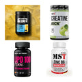 Wettkampfvorbereitung: ESN ISOCLEAR + MST Creatine + 2 weitere – alle enthaltenen Artikel