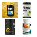 Wettkampfvorbereitung: ESN ISOCLEAR + MST Creatine + 2 weitere – alle enthaltenen Artikel