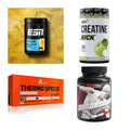 Wettkampfvorbereitung: ESN ISOCLEAR + MST Creatine + 2 weitere – alle enthaltenen Artikel