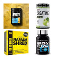 Wettkampfvorbereitung: ESN ISOCLEAR + MST Creatine + 2 weitere – alle enthaltenen Artikel