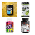 Wettkampfvorbereitung: ESN ISOCLEAR + MST Creatine + 2 weitere – alle enthaltenen Artikel