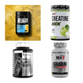 Wettkampfvorbereitung: ESN ISOCLEAR + MST Creatine + 2 weitere – alle enthaltenen Artikel