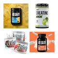 Wettkampfvorbereitung: ESN ISOCLEAR + MST Creatine + 2 weitere – alle enthaltenen Artikel